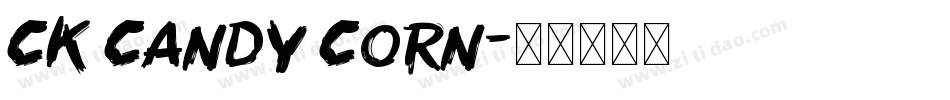 CK Candy Corn字体转换